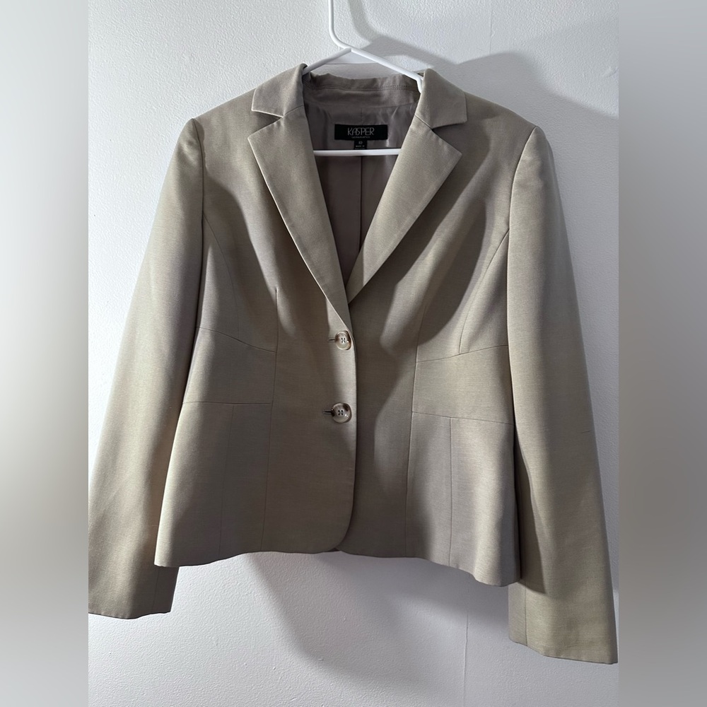 Kasper Women's Tan Blazer size 10